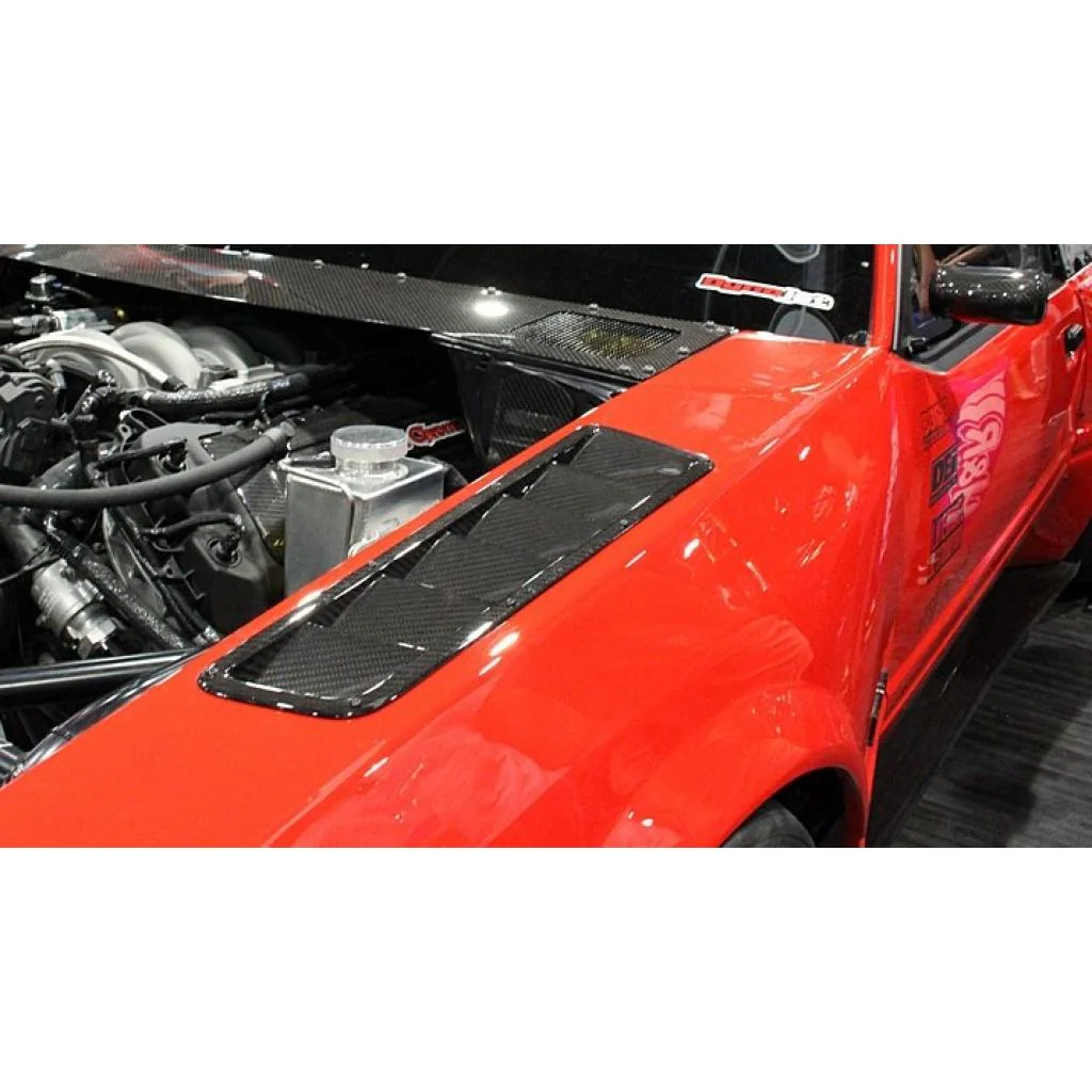 APR Carbon Fiber Hood Vents Narrow - Image 3
