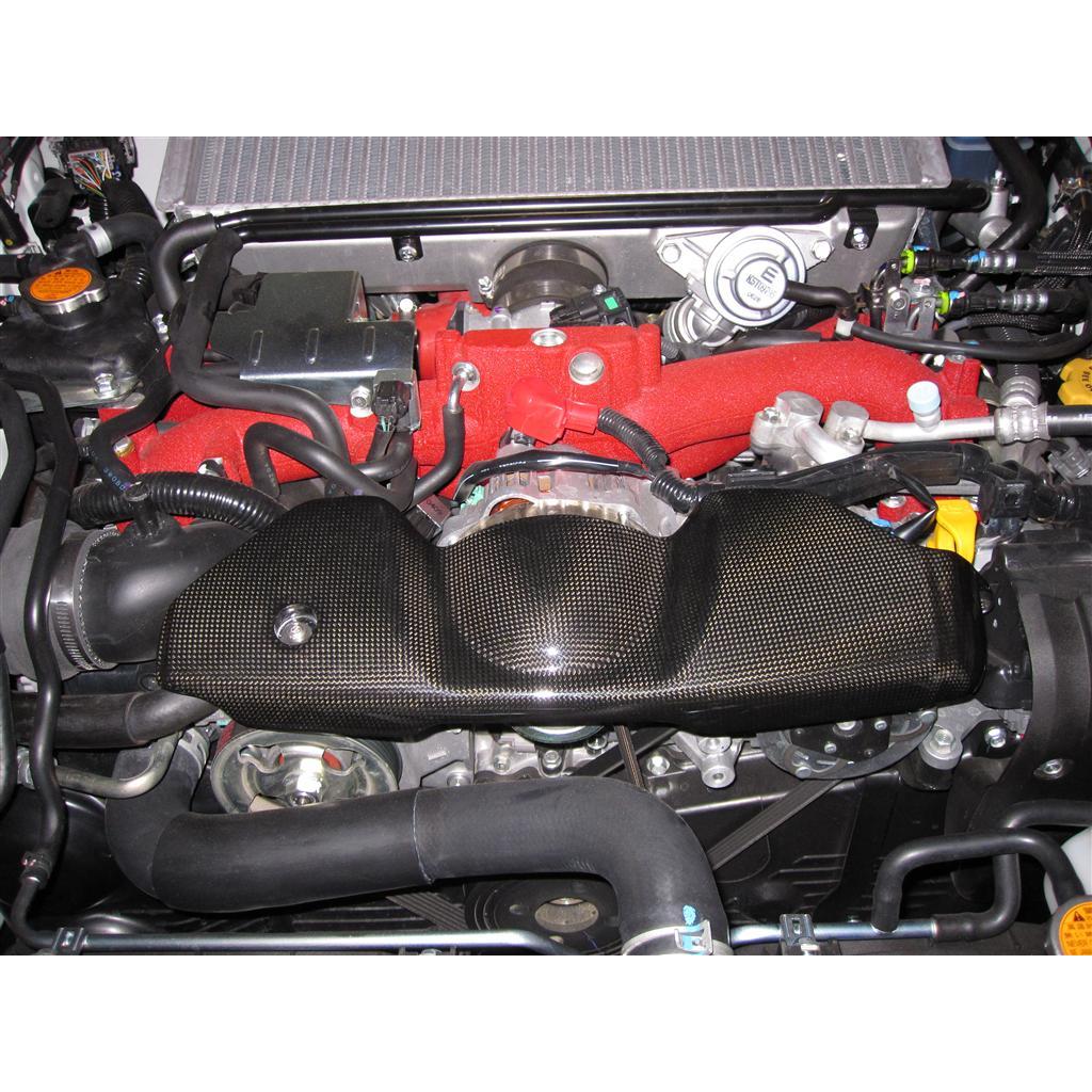 APR Performance Carbon Fiber Alternator Cover 2008-2014 WRX / 2008-2021 STI - Image 3