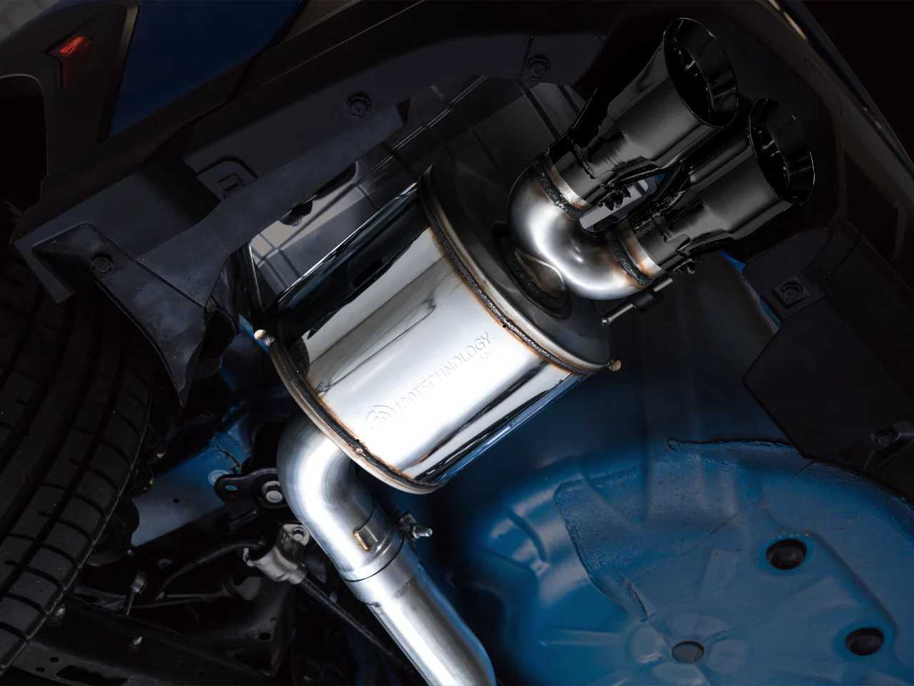 AWE Touring Edition Catback Exhaust w/ Diamond Black Tips 2022-2026 WRX - Image 16