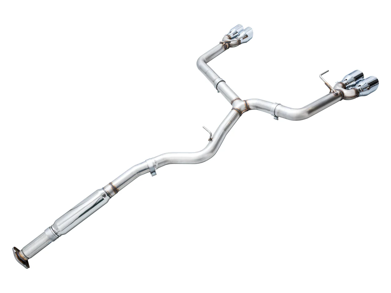 AWE Track Edition Catback Exhaust w/ Chrome Silver Tips 2022-2026 WRX - Image 3