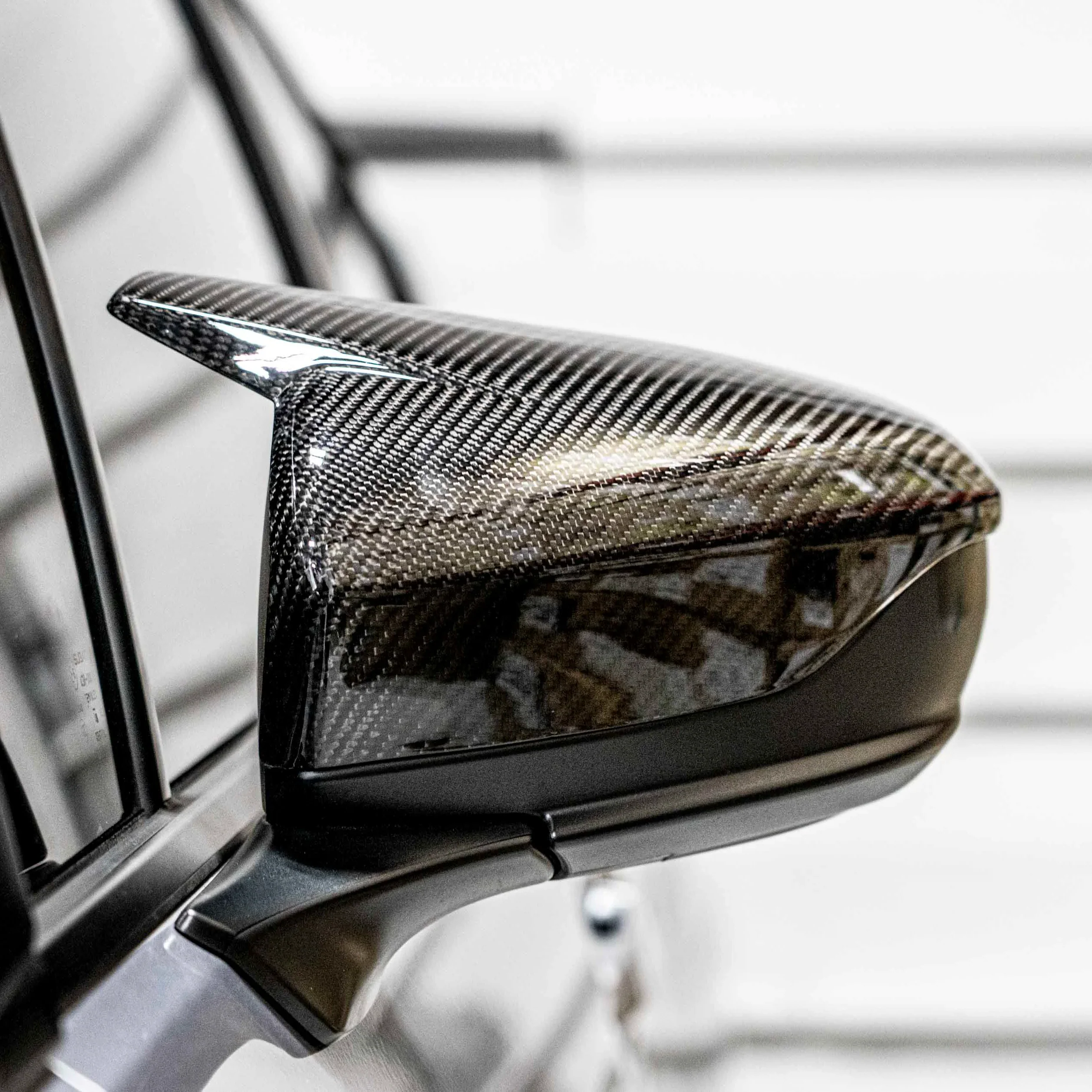 Compressive Tuning Arrowhead Carbon Fiber Mirror Caps 2022+ WRX - Image 6