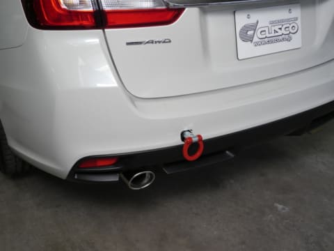 Cusco Rear Tow Hook Red 2011-2021 WRX/STI - Image 4