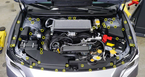 Fast Turn Fittings Stage 2 Titanium Hardware Engine Bay Kit 2022+ WRX - Image 5
