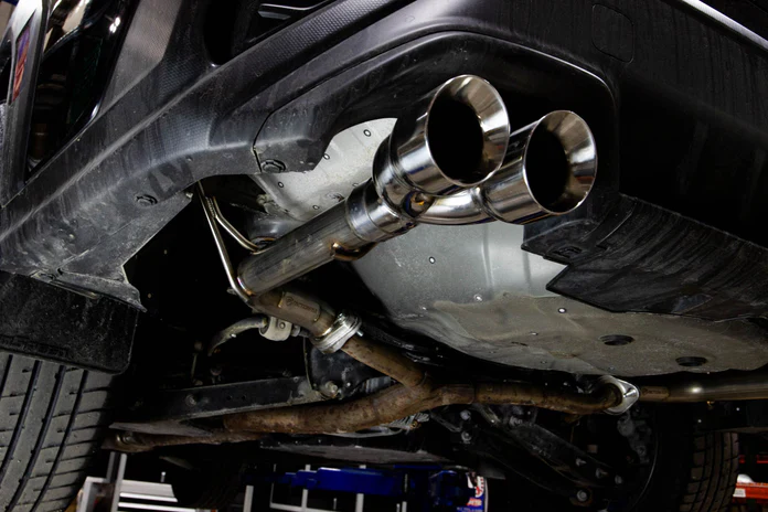 FactionFab Axle Back Exhaust Polished Tip 2022+ WRX - Image 3