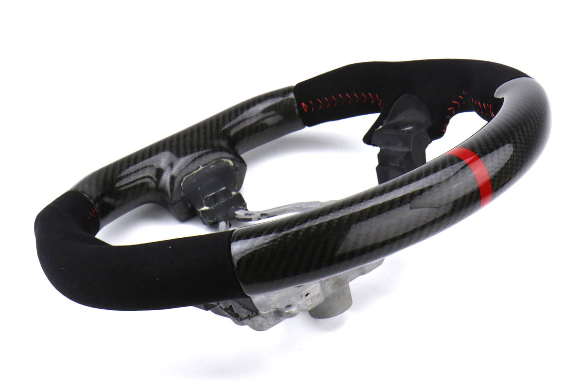 FactionFab Carbon and Suede Steering Wheel 2008-2014 WRX/STI - Image 3
