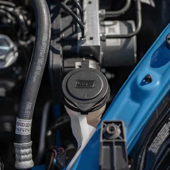 GrimmSpeed Black Engine Bay Dress-Up Caps 2022+ WRX - Image 2