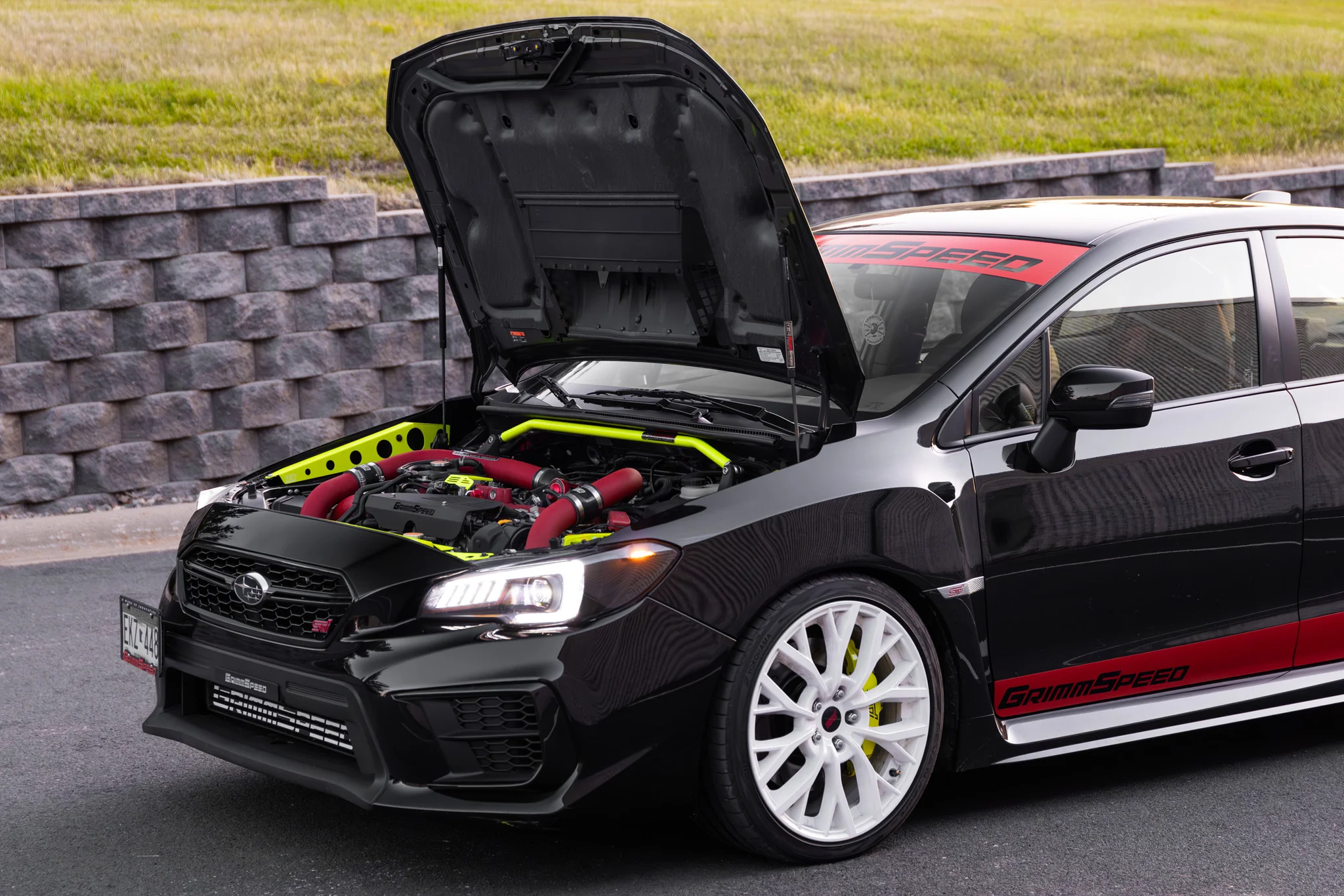 GrimmSpeed High Lift Hood Struts 2015-2026 WRX / 2015-2021 STI - Image 7