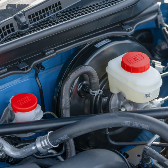 GrimmSpeed Red Engine Bay Dress-Up Caps 2022+ WRX - Image 2