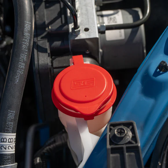 GrimmSpeed Red Engine Bay Dress-Up Caps 2022+ WRX - Image 3