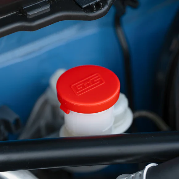 GrimmSpeed Red Engine Bay Dress-Up Caps 2022+ WRX - Image 5