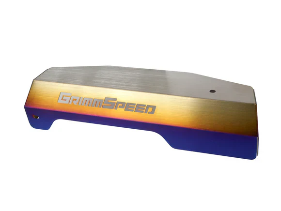 GrimmSpeed Titanium Pulley Cover 2015–2021 WRX - Image 3