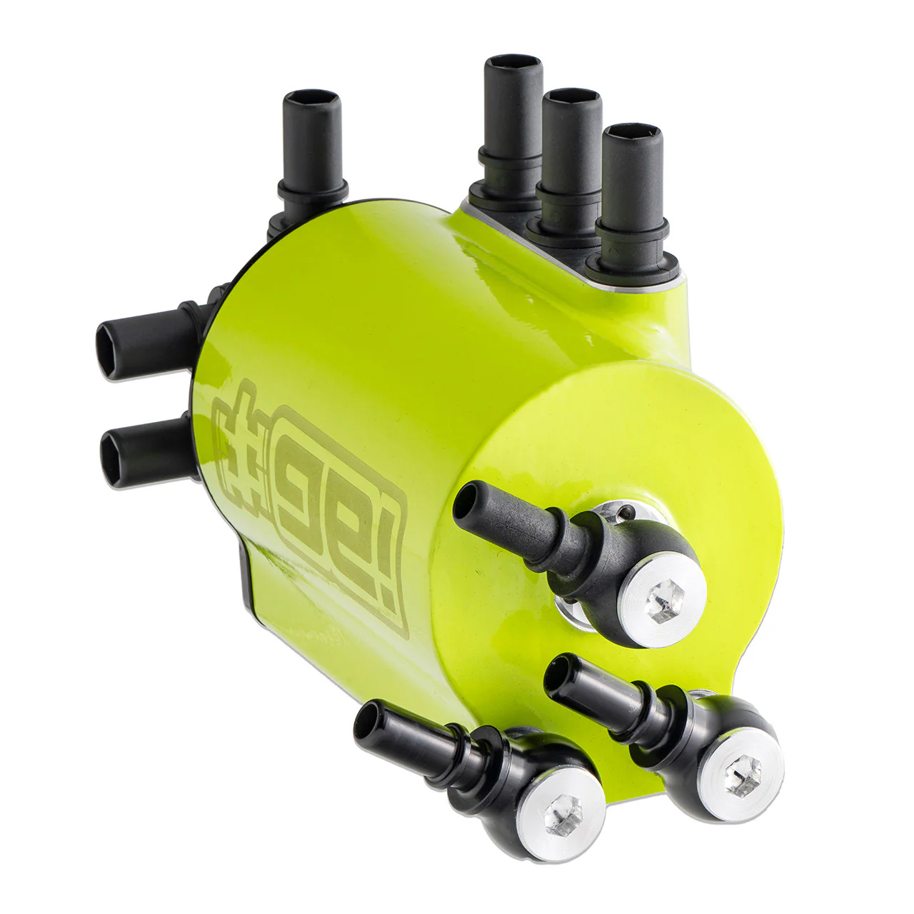 IAG Neon Yellow Street Series Air Oil Separator 2008-2014 WRX / 2008-2021 STI - Image 5