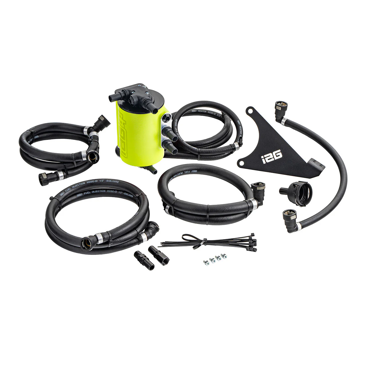 IAG Street Series Neon Yellow Air Oil Separator 2022+ WRX