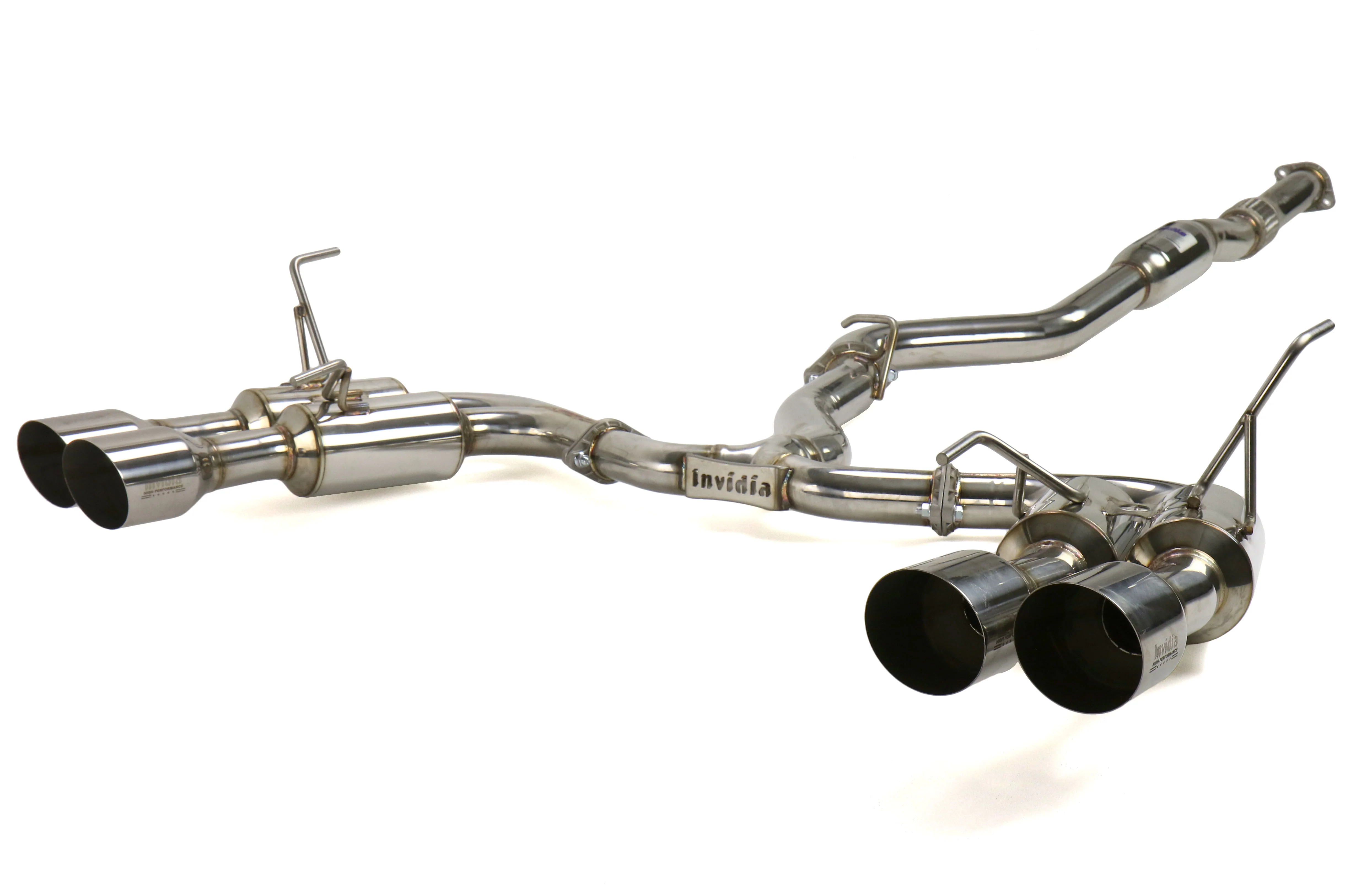 Invidia Gemini R400 Stainless Steel Quad Tip Catback Exhaust 2022-2026 WRX