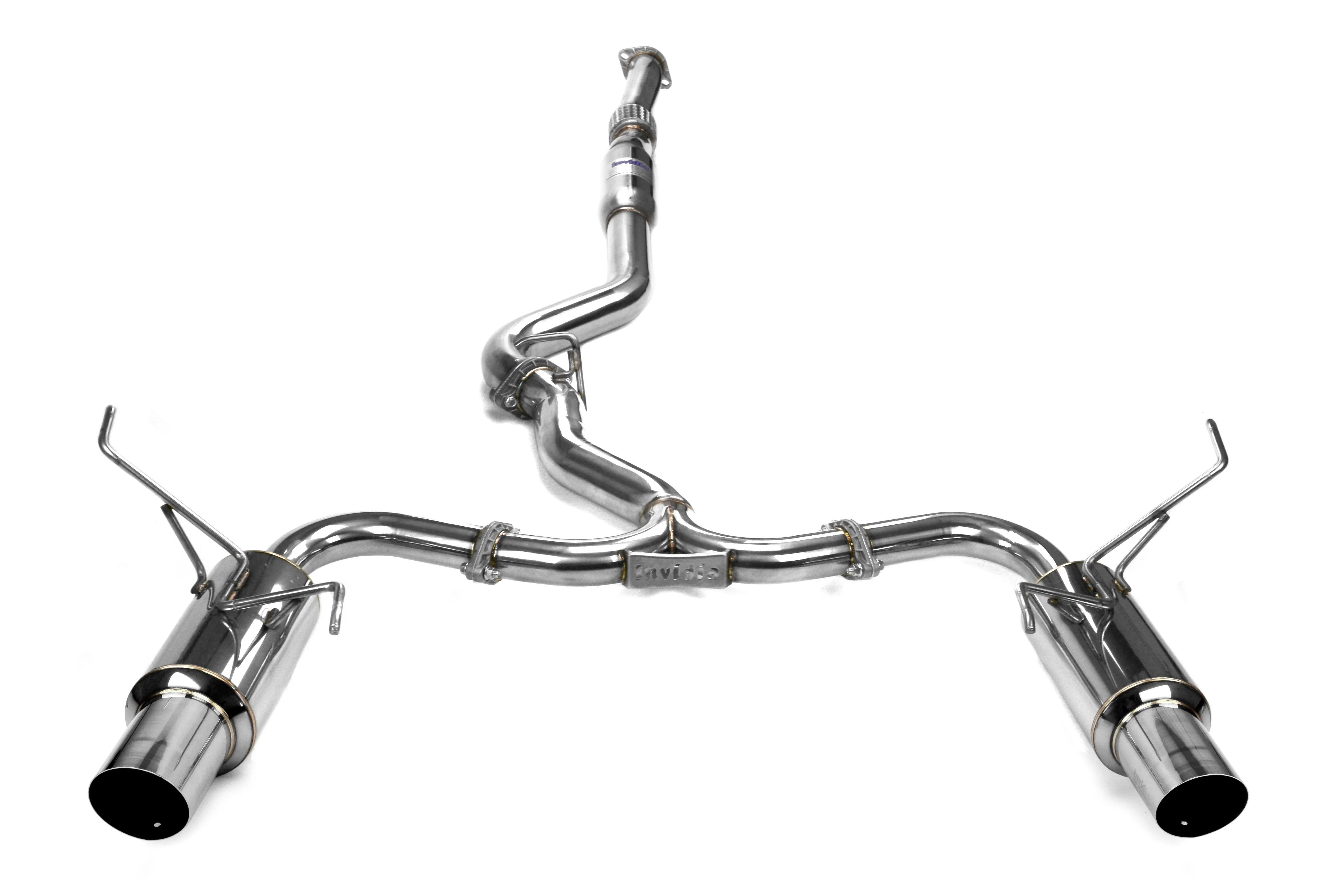 Invidia N1 Stainless Tip Dual Catback Exhaust 2015-2021 WRX / 2015-2021 STI - Image 3