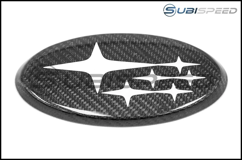 JDMS Front and Rear Carbon Frameless Emblem Set 2015-2021 WRX/STI - Image 4