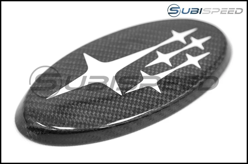 JDMS Front and Rear Carbon Frameless Emblem Set 2015-2021 WRX/STI - Image 5