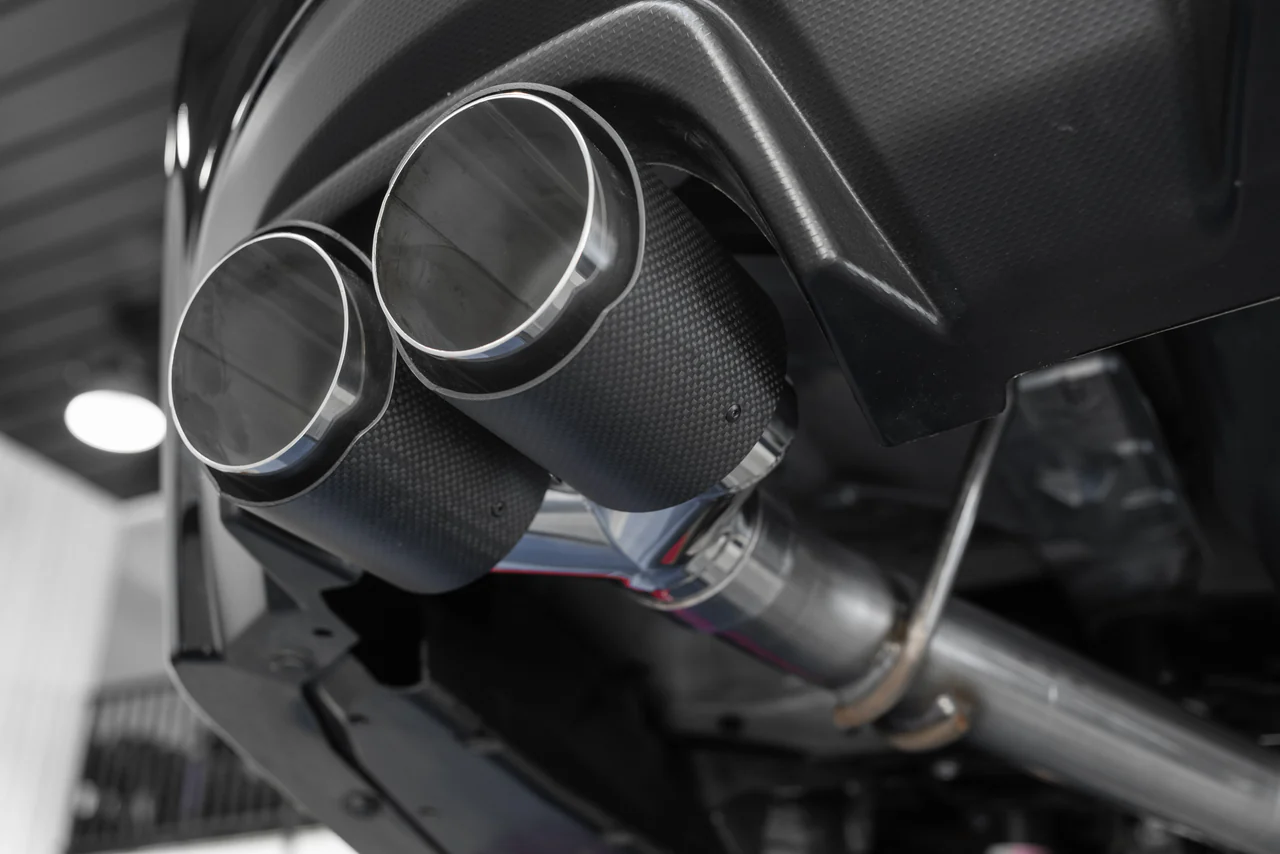 MBRP Race 3" Carbon Fiber Quad Tip Catback Exhaust 2015-2021 WRX/STI - Image 5