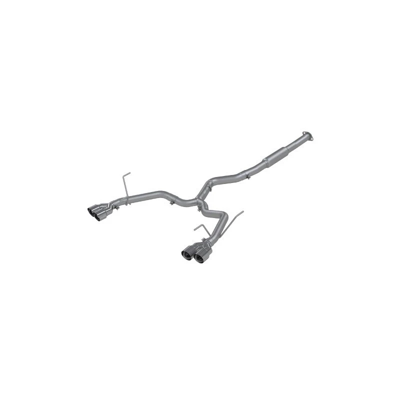 MBRP Race 3" Stainless Steel Quad Tip Catback Exhaust 2015-2021 WRX/STI