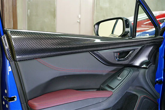 MSP Carbon Fiber Front Door Trim Cover 2022+ WRX - Image 2