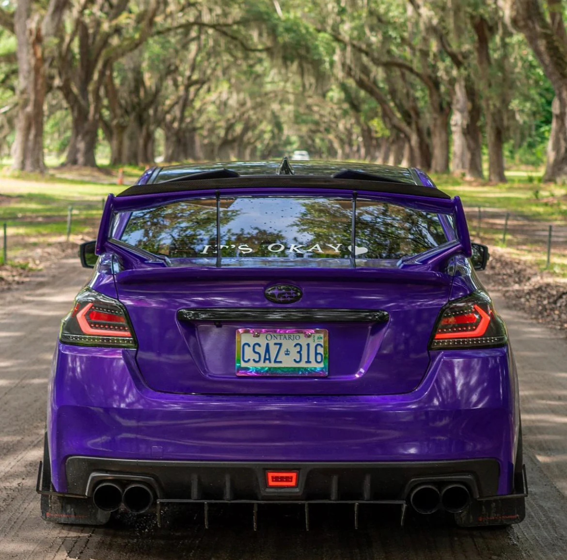 MSP Carbon Fiber Wing Gurney V3 2015-2021 WRX/STI - Image 3