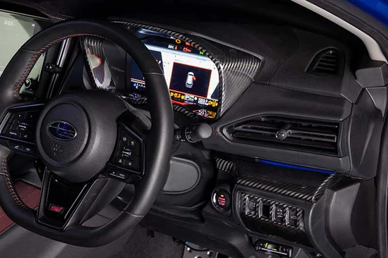MSP Carbon Fiber Speedometer Cluster Cover 2022+ WRX - Image 2