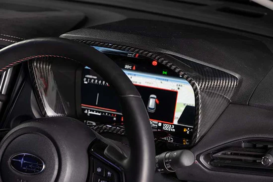 MSP Carbon Fiber Speedometer Cluster Cover 2022+ WRX - Image 3