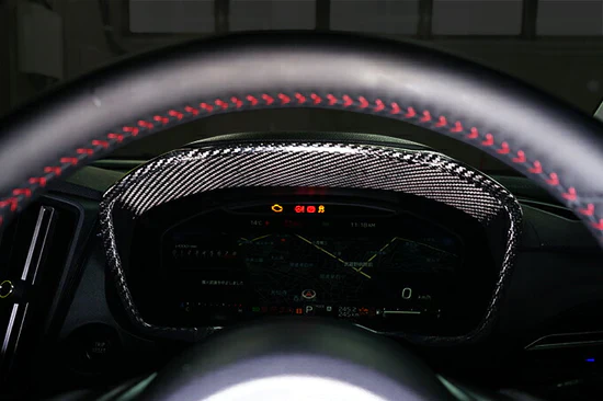MSP Carbon Fiber Speedometer Cluster Cover 2022+ WRX - Image 4