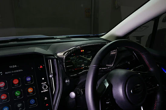 MSP Carbon Fiber Speedometer Cluster Cover 2022+ WRX - Image 5