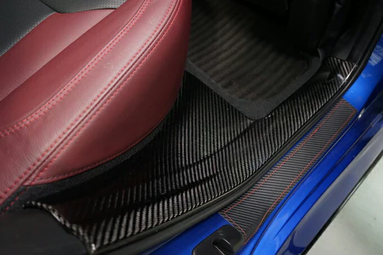 MSP Dry Carbon Rear Scuff Plate Cover 2022+ WRX - Image 4