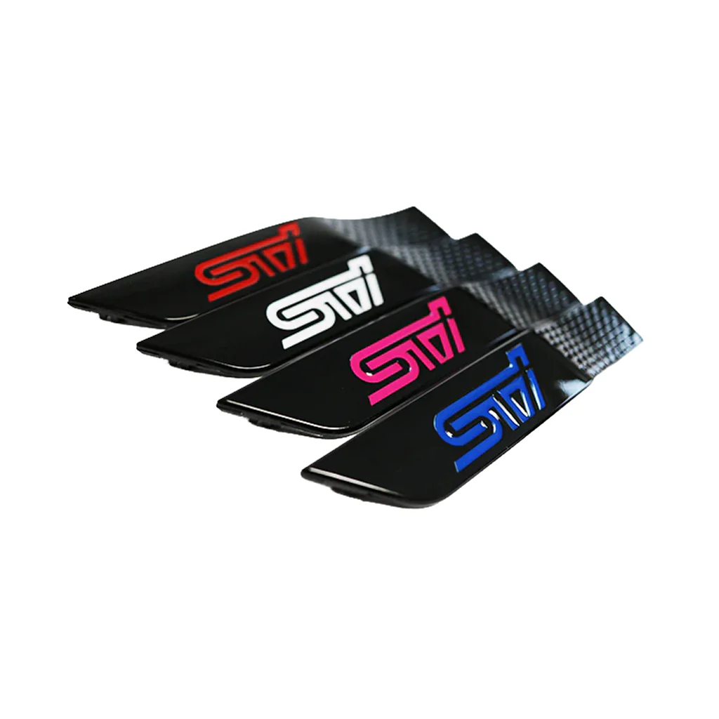 MSP Gloss Black STI Fender Badges 2015-2021 STI