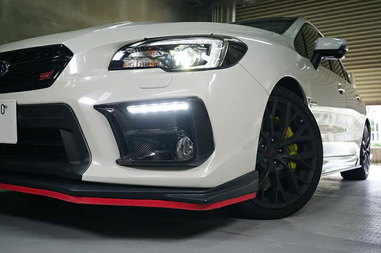 MSP JDM Style Carbon Fiber Fog Light Bezels w/ Fog Light Hole 2018-2021 WRX / 2018-2021 STI - Image 3