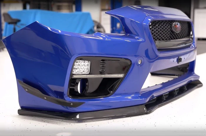 OLM 3 Piece Carbon Fiber Low Pro Front Lip 2015-2017 WRX/STI - Image 4