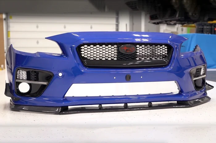 OLM 3 Piece Carbon Fiber Low Pro Front Lip 2015-2017 WRX/STI - Image 5