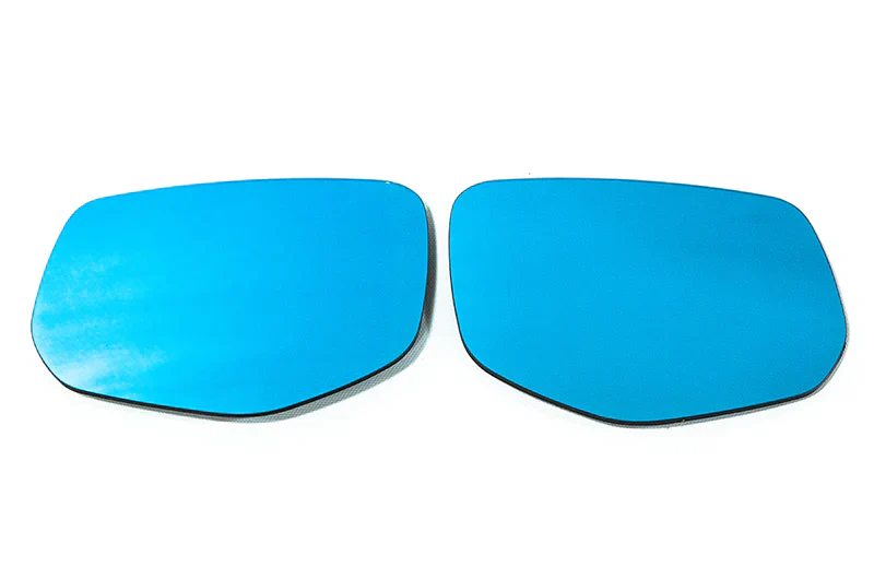 OLM Blue Wide Angle Convex Mirrors (Turn Signals and Defrosters) 2022-2026 WRX