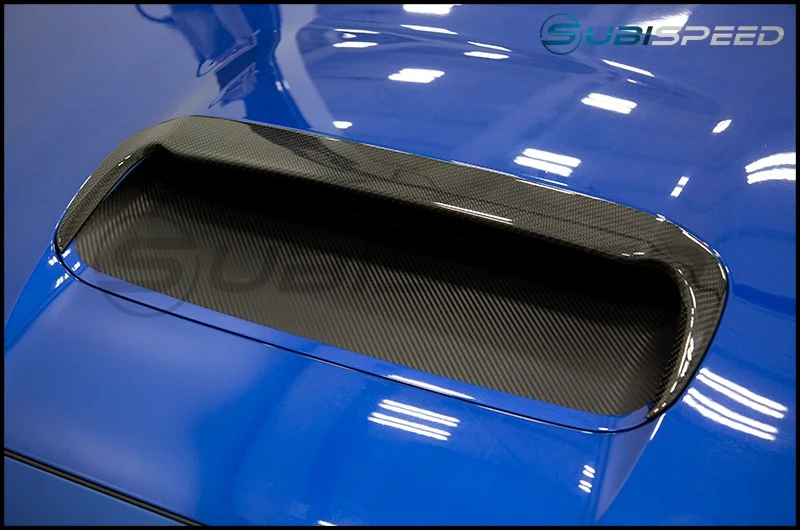 OLM Carbon Fiber Hood Vent Extension 2015-2021 WRX/STI - Image 2