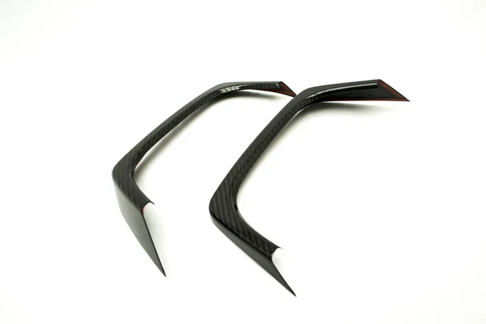 OLM Carbon Fiber Rear Bumper Exhaust Finishers 2015-2021 WRX/STI - Image 9