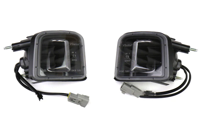 OLM Clear Black Turn Signal Housing 2015-2021 WRX / 2015-2017 STI