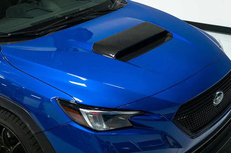 OLM LE Carbon Fiber Hood Scoop Cover 2022-2026 WRX - Image 6