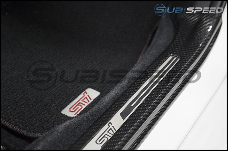 OLM LE Dry Carbon Fiber Door Sill Covers 2015-2021 STI - Image 6