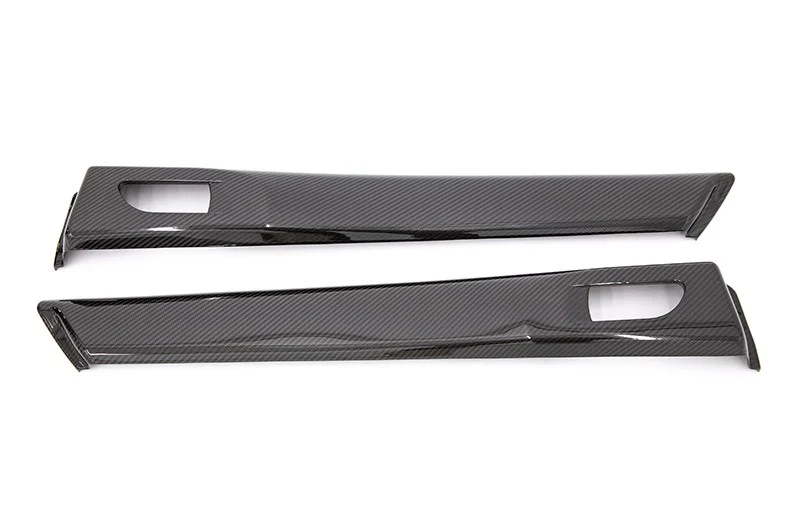 OLM LE Dry Carbon Fiber Rear Door Trim Upper Panels 2015-2021 WRX/STI - Image 2