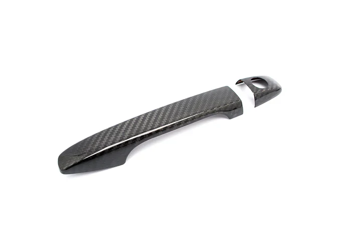 OLM S-Line Dry Carbon Fiber Door Handle Covers 2015-2021 WRX/STI - Image 2