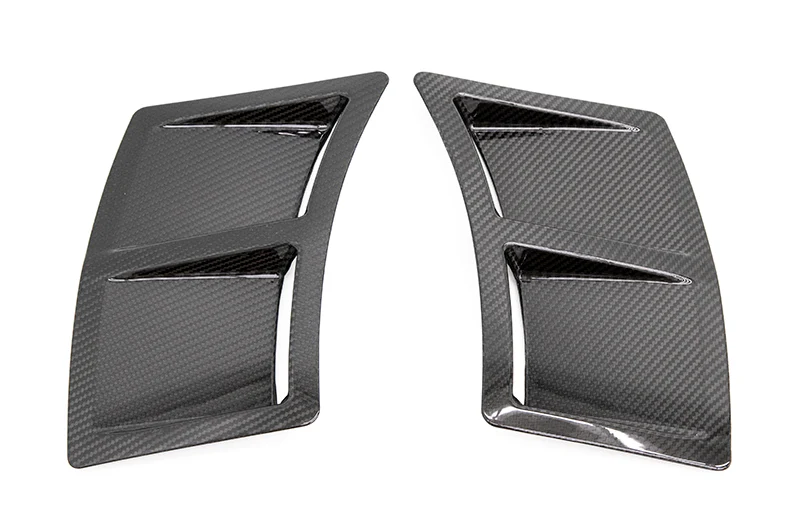 OLM S207 Style Carbon Fiber Bumper Vent Inserts 2015-2021 WRX/STI - Image 2