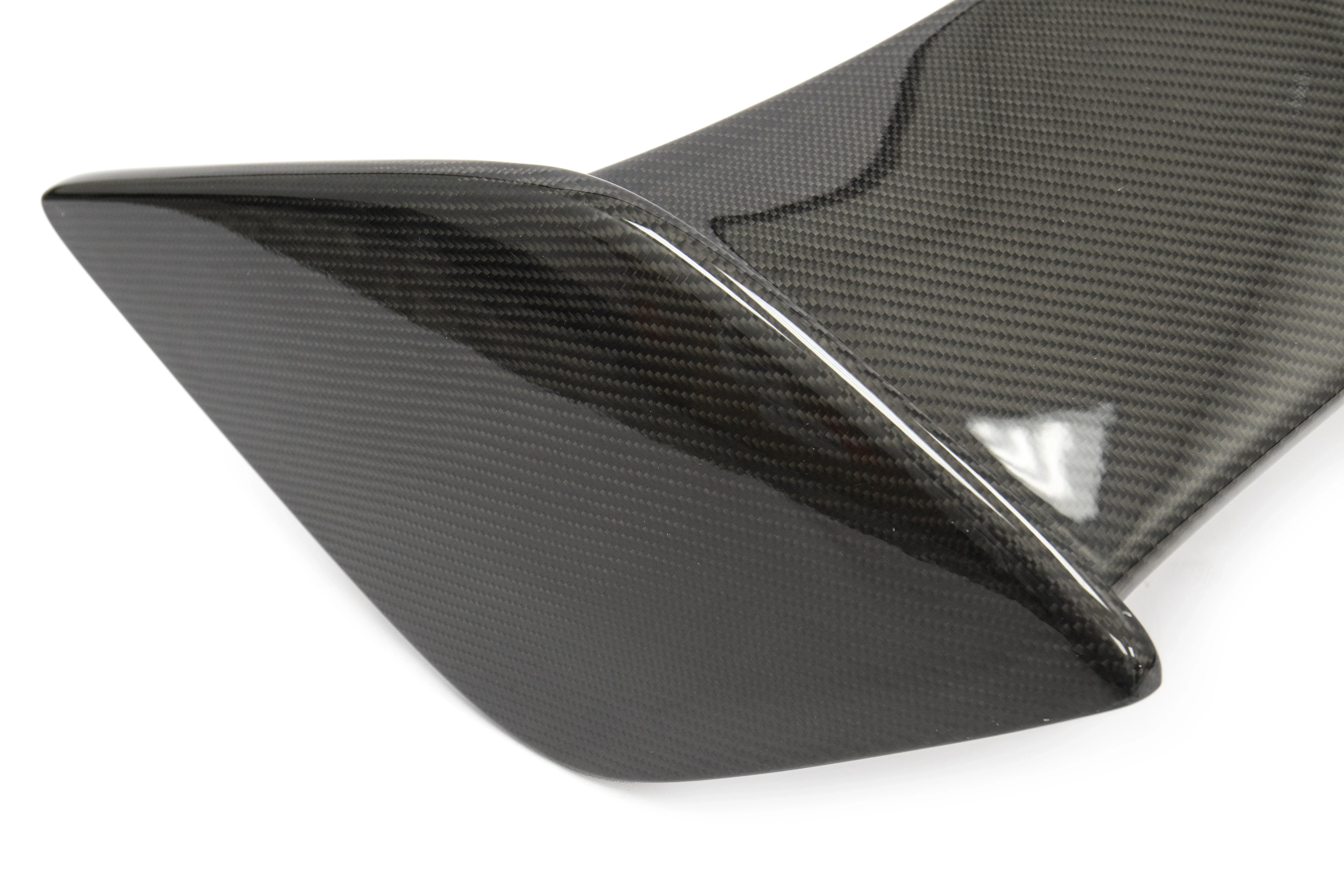 OLM SilverLine Carbon OEM STI Style Spoiler w/ Black Bases 2015-2021 WRX/STI - Image 4