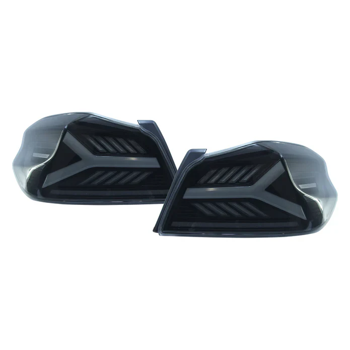 OLM Y-Spec LED Taillights Smoke Lens White Optic 2015-2021 WRX/STI