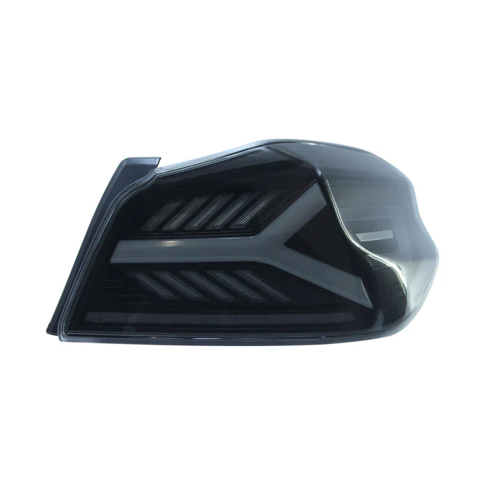 OLM Y-Spec LED Taillights Smoke Lens White Optic 2015-2021 WRX/STI - Image 2
