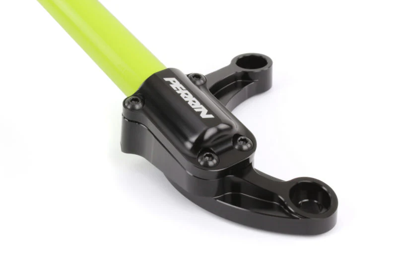 Perrin Neon Yellow Strut Tower Brace 2015-2021 WRX / STI - Image 4