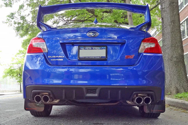 Rally Armor Black UR Mud Flap Light Blue Logo 2015-2021 WRX/STI - Image 6