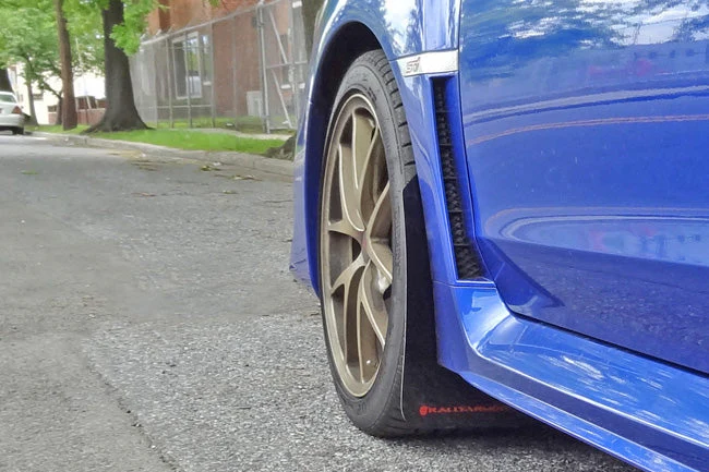 Rally Armor Black UR Mud Flap Red Logo 2015-2021 WRX/STI - Image 5