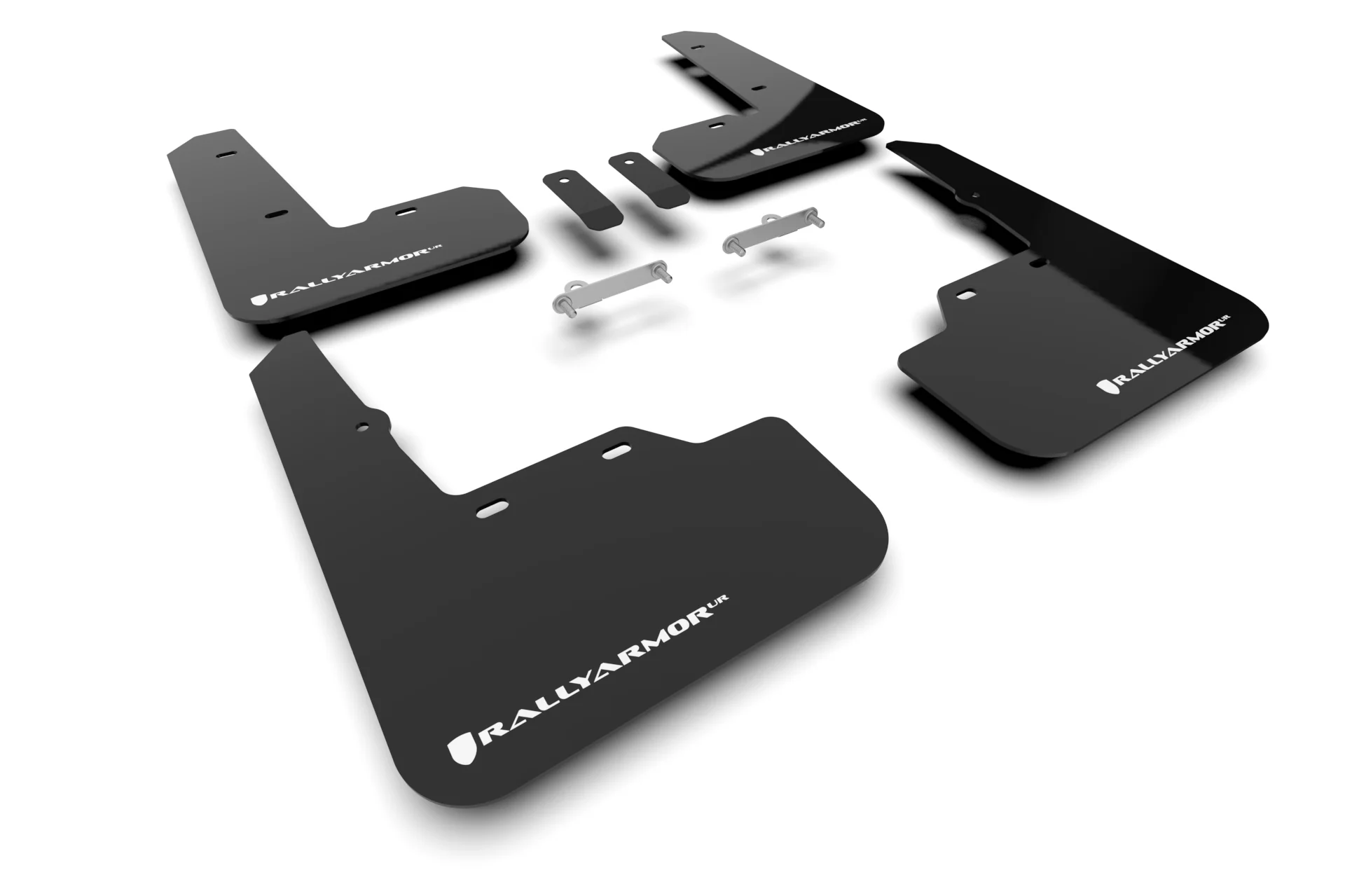 Rally Armor Black UR Mud Flap White Logo 2022+ WRX